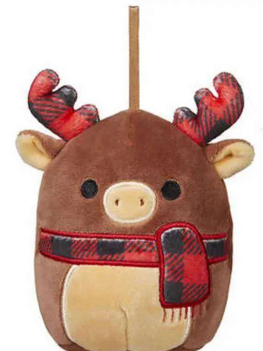 Squishmallows * | Best Pirce Squishmallows Ornament Alfred The Reindeer Exclusive 4-Inch Plush [Holiday Winter Collection Loose]