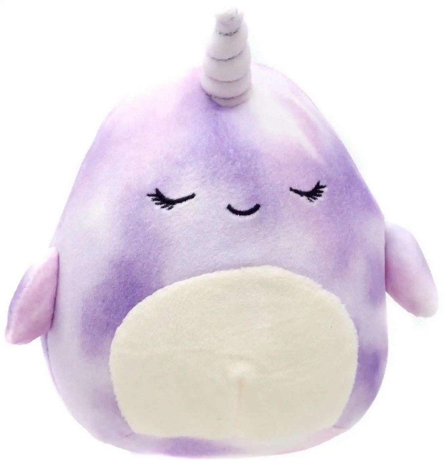 Squishmallows * | Buy Squishmallows Sealife Squad Nabila The Narwhal 5-Inch Plush [Eyes Closed]