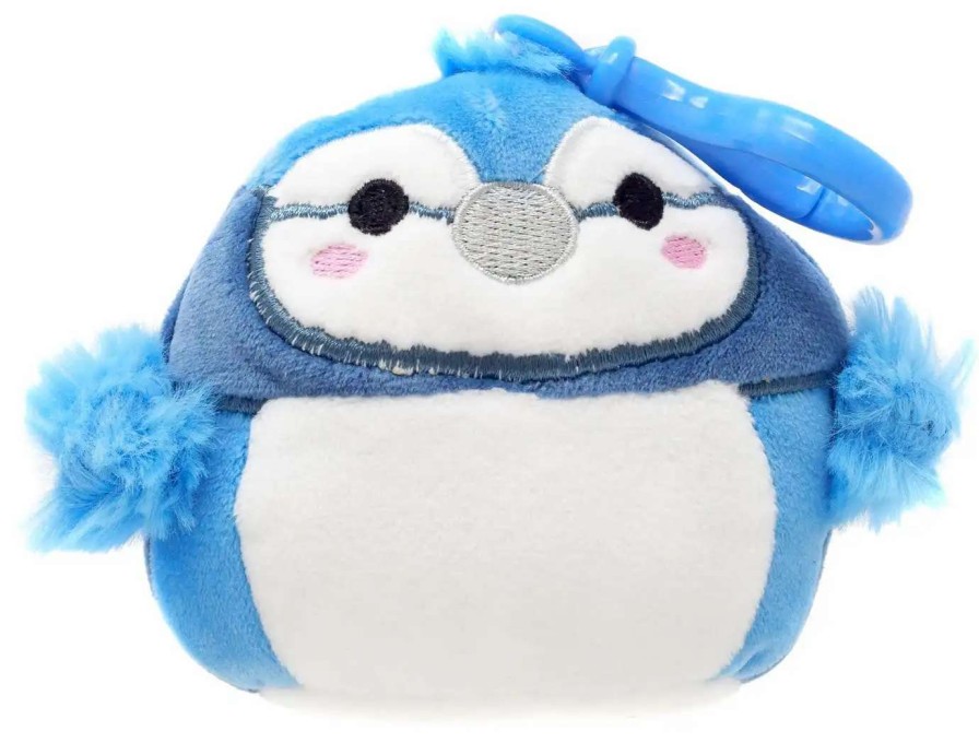 Squishmallows * | Deals Squishmallows Babs The Bluejay 4-Inch Plush Hanger